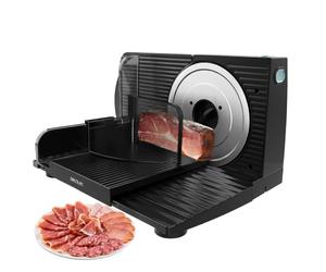 Cecotec Cortafiambres Plegable Rock'nCut Shuriken ProBlades. 150W, Disco 170mm, Cuchilla Alemana Solingen, Ajuste Gradual 0-15mm, Disco Extraíble QuickOut, Lonchas Perfectas Siempre