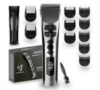 Cecotec Cortapelos Máquina de Cortar el Pelo con 10 Peines PrecisionCare Expert Motion. Motor Brushless, Movimiento Automático de Cuchilla, Autonomía 180min, Cuchilla de Cerámica, Base de Carga