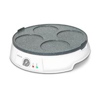 Cecotec crepera fun crepestone twin. 1200 w, placa reversible con reve