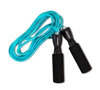 Cecotec Cuerda para Salta Comba Small Fitness DrumFit Jump Rope, 295 cm de largo, Hecha en PVC, Agarres ergonómicos antideslizantes, Sistema Smooth Bearing
