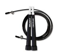 Cecotec Cuerda para Salta Comba velocidad Small Fitness DrumFit Speed Rope, 300 cm de largo, Hecha en acero, Agarres ergonómicos, Sistema SmoothBearing 360º