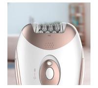 Cecotec Depiladora de Arranque Inalámbrica Bamba SkinCare Depil-action. Batería de Litio, Autonomía 40 mins, Waterproof, Cabezales Intercambiables, 2 Ajustes de Velocidad, Modo con Cable