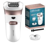 Cecotec Depiladora Eléctrica de Arranque con Accesorio Zonas Sensibles SkinCare Depil-Action 6000. 60 Láminas, Luz LED, Autonomía 60 minutos, Clasificación IPX5, Diseño Ergonómico, Indicador LED