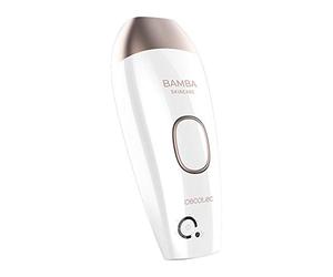 Cecotec Depiladora IPL Bamba SkinCare IPL Quartz. Luz pulsada 120.000 disparos, Lámpara de Cuarzo, Sensor para detección de piel, Diseño compacto