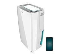 Cecotec Deshumidificador Big Dry 4000 Expert Connected. Control Wifi, 10L/día, Depósito extraíble 2,5L, Cobertura 105m3/h, Gas R290, Silencioso, Humedad 40% a 80%, Pantalla LED, Apagado Automático