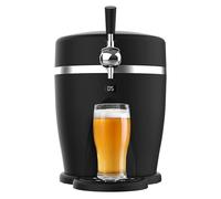 Cecotec Dispensador de Cerveza BeerFlow 5000, 60 W, Rango Temperatura controlada de 3 a 6ºC, Compatible barriles universales presurizados 5L, Indicador temperatura LED, Asa transporte, Antideslizante