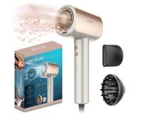 Cecotec Secador de Pelo Brushless de Última Generación DryGlam Nano Plasma Champagne. Potencia de 110,000 RPM y 1600W, Función de Plasma, Gran Flujo de Aire, Duradero, 3 Temperaturas y 3 Velocidades