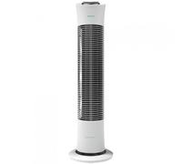 Cecotec Ventilador de Torre con Temporizador EnergySilence 6090 Skyline. 45 W, 30'' (76 cm) de Altura, Control Mecánico, Oscilante, Motor de Cobre, 3 Velocidades, Blanco