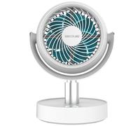 Cecotec Circulador de Sobremesa EnergySilence 800 Cyclone Desk Portable, Motor DC con 10 W, 6 Pulgadas, Potente batería 4000mAh, 5 Velocidades, Oscilación automática de 60º