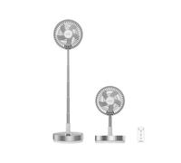 Cecotec Ventilador Portátil Plegable con Mando a Distancia EnergySilence 800 FoldAir Portable Control. Batería 7200mAh, Extensible, Oscilación Automática, 8 Pulgadas, 4 Velocidades
