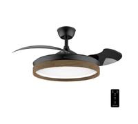 Cecotec energysilence aero 4320 invisible wood&black ventilador de tec