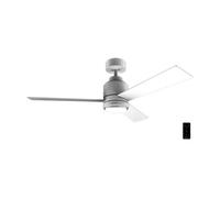 Cecotec Ventilador de Techo con Luz EnergySilence Aero 4850 Style White. 30 W, Diámetro 48" con 3 Aspas, Mando a Distancia, Motor DC, 6 Velocidades, Modo Winter-Summer y Natural Breeze