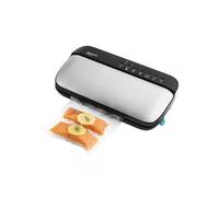 Cecotec Envasadora al Vacío Sealvac Steel. 120 W, Presión de 0,9 Bar, 4 Modos de Funcionamiento, Compatible con Bolsas Genéricas, Incluye 5 Bolsas, Toma y Tubo para botes y Rollo gofrado