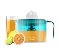 Cecotec Exprimidor eléctrico EssentialVita Adjust White. Potencia 40W, Filtro regulador de pulpa ajustable, 2 Conos desmontables, Boquilla antigoteo, Apto lavavajillas