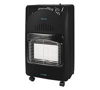 Cecotec Estufa de Gas Butano Ready Warm 4000 Slim Fold. 4200 W, Plegable, Cerámica, 3 Modos, Bombonas de 15 kg, Triple sistema de seguridad, Ruedas multidireccionales, 30 m2 (Estufa)