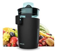 Cecotec Exprimidor de Naranjas Electrico de Torre Zitrus TowerAdjust Easy Black 800 Inox. 800W, Filtro Pulpa Ajustable, Filtro Inoxidable, Conos Desmontables, Encendido Automático, BPA-free, Antigoteo