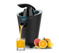 Cecotec Exprimidor Eléctrico de Brazo para Cítricos EssentialVita PowerFresh 1000 Black. 1000W, Filtro Acero Inoxidable, 2 Conos Desmontables, Antigoteo, Piezas Aptas Lavavajillas y Tacto Suave