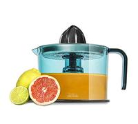 Exprimidor - Cecotec ZITRUS EASY INOX 4069, 40 W, 1 L, Doble sentido del motor, Dos conos