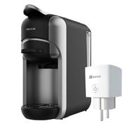 Cecotec FreeStyle Compact Cafetera Espresso 3 En 1 + Enchufe Inteligente EZVIZ CS-T30-10B-EU WiFi