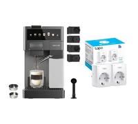 Cecotec FreeStyle Latte Cafetera Espresso + Tapo P100 Mini Smart Wifi Enchufe Inteligente 2 Unidades