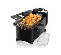 Cecotec Freidora con aceite CleanFry 3 L Black Cecotec Av2178