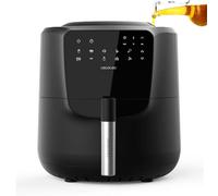 Cecotec Freidora de Aire sin Aceite de 5,5 L con Spray Air Fryer Cecofry Rain M. 1550 W, Pulverización Automática y Manual, Panel de Control Táctil, Termostato Regulable, Autolimpieza, 8 Menús