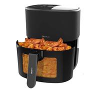 Cecotec Freidora de Aire 6,5 L Cecofry Fantastik Window 6500 Total | Potencia de 1700 W, Pantalla Digital, Ventana de Visualización, Diseño Dietético, Tecnología PerfectCook, 12 Menús