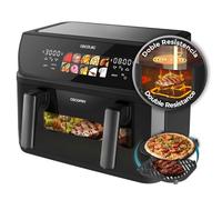 Cecotec Freidora de Aire sin Aceite de 10L con Doble Resistencia, Plancha, Grill, Air Fryer Cecofry&Grill Duoheat 10000. 2800W, Pared Divisoria Móvil, Temperatura Regulable 40-200°C, 10 Menús