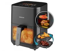 Cecotec Freidora de Aire sin Aceite de 4L con Resistencia, Plancha, Grill, Air Fryer &Grill 4000. 1900W