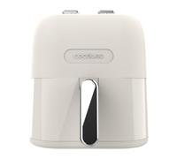 Cecotec Freidora de Aire sin Aceite de 5 L Cecofry Antique 5000. Air Fryer. 1500 W, Digital, Diseño Retro en Beige, Tecnología PerfectCook, 80-200ºC, Tiempo Ajustable, Piezas Desmontables
