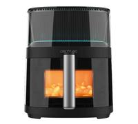 Cecotec Freidora de Aire sin Aceite de 5 L Cecofry Neon 5000 Air Fryer. 1500W, Spray de Agua, Ventana, Luz Interior, Tecnología PerfectCook, 10 Menús, Panel de control Táctil, 80º-230ºC