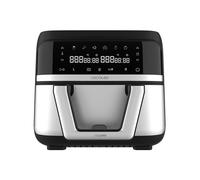Cecotec - Cecofry Dual 9000 Sencillo 9 L Independiente 2850 W Freidora de aire caliente Negro, Acero inoxidable