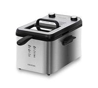 Cecotec freidora eléctrica CleanFry Infinity 4000 Full INOX. 4 L, Filtro OilCleaner, 3270 W, cubeta, cestillo de freír y Filtro OilCleaner Aptos lavavajillas, Temporizador 30 min y Cubeta Acero.
