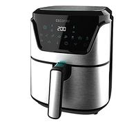 Cecotec Freidora sin Aceite 3,5-5,5 L de Aire Caliente Cecofry Advance. Inox, InoxDark & Black. Dietética, Digital, Control Táctil, Temperatura y Tiempo Regulable, 8 Modos (3,5 L, Inox)