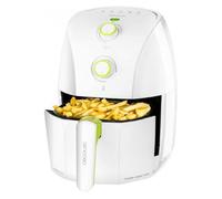 Cecotec Freidora sin Aceite 1,5L de Aire Caliente Cecofry Compact Rapid White. 900 W, Dietética, Capacidad para 400 gr, Temperatura 200ºC, Tiempo Ajustable, Incluye Recetario