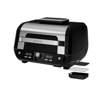 Cecotec Freidora de Aire sin Aceite de 8 L Cecofry FireDome 8000 Pro. 1700 W, Doble Resistencia, 4 Niveles de Grill, 12 Modos Predefinidos, Temperatura y Tiempo Ajustables, Pack de Accesorios