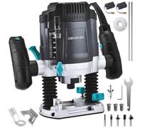 Cecotec Fresadora Eléctrica de Cable MultiShape 900 Inmersion. 1200W, Incluye 5 Fresas, Compatible con Fresas Grandes y Pequeñas, Profundidad Ajustable hasta 55mm, Velocidad Regulable, Tope Paralelo