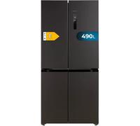 Cecotec frigorífico americano 4 puertas dark de 490 l coolmarket 4d 4