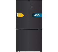 Cecotec frigorífico americano 4 puertas de cristal de 490 l bolero co