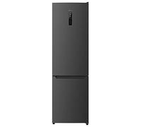 Cecotec Frigorífico Combi 2 Puertas Bolero CoolMarket Combi 356 Dark D. 356 L, Altura 200 cm y 60 cm de Ancho, Bajo Consumo, Sistema Multi Air Flow, Total No frost, 2 Cajones