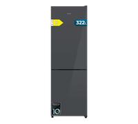 Cecotec frigorífico combi 322l bolero coolmarket combi 322i grey glas