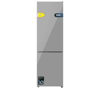 Cecotec frigorífico combi bolero coolmarket combi 250 grey glass d. c