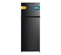 Cecotec frigorífico combi compacto bolero coolmarket 2d 204 black e,