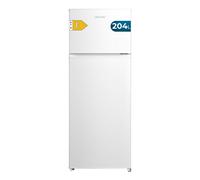 Cecotec frigorífico combi compacto bolero coolmarket 2d 204 white e,