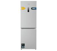 Cecotec frigorífico combi gris acero de 290l bolero coolmarket combi