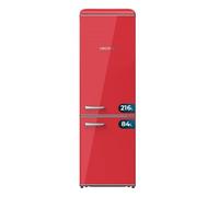 Cecotec frigorífico retro bolero coolmarket combi origin 300 red 59.5 cm