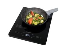 Cecotec Full Crystal Onyx placa de inducción portátil 2000 W cristal de alta resistencia táctil 10 niveles