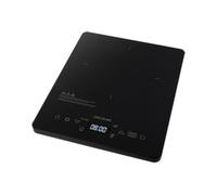 Cecotec Placa de Inducción Portátil Full Crystal Onyx. 2000 W, Cristal Esmaltado, Control Táctil, Potencia y Temperatura Regulable, 4 Programas Preconfigurados, Temporizador, Diámetro 28 cm