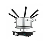Cecotec Fondue Eléctrica para 8 Personas Fun Gourmetfondue Advance. 1500W, Capacidad 1,7L, Queso, Chocolate y Aceite, Diseño en Acero Inox, Potencia Regulable, Piezas Aptas para Lavavajillas