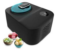 Cecotec Heladera con Compresor de 1,2 L Gelacy 1200 Touch. 110 W, Máquina de hacer Helados, Pantalla Táctil, Ventana de Control, Motor Extraíble, Helados en 30 minutos